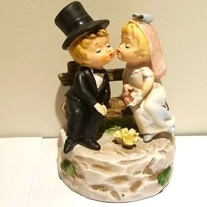 Music Box Wedding Cake Topper